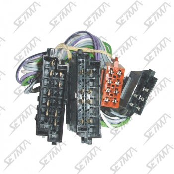FAISCEAU AUTORADIO - VOLVO - 850 / 940 / 960 - JUSQU'A 1993 - ALIMENTATION 6 HP - CONNECTEUR 2 X 14 VOIES