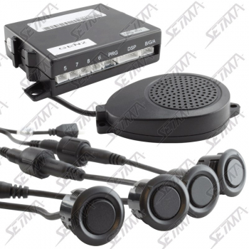 RADAR DE STATIONNEMENT AVANT 4 SONDES AVEC BUZZER + INTERRUPTEUR