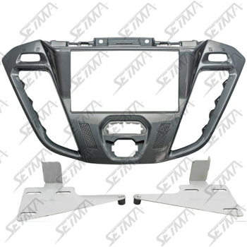 SUPPORT AUTORADIO 2 DIN - FORD - TRANSIT CUSTOM (FCC) / TOURNEO CUSTOM (FAC) - DEPUIS 2012 - NEBULA BRILLANT