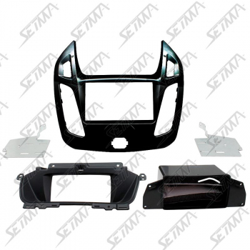 SUPPORT AUTORADIO 2 DIN - FORD - TRANSIT CONNECT DEPUIS 2013 - NOIR