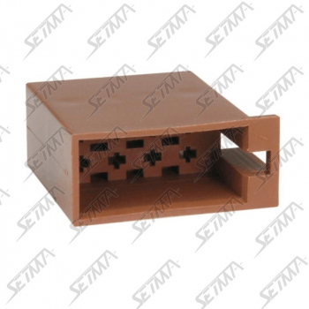 BLOC ISO FEMELLE POUR COSSES MALES - MARRON