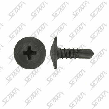 VIS NOIRE TETE LARGE AUTO FOREUSE - DIAM TETE : 11MM - 3MM X 18MM