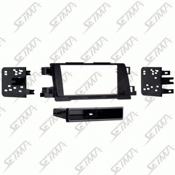 SUPPORT AUTORADIO 1 DIN/2 DIN - MAZDA CX-5 - DEPUIS 2012 - NOIR