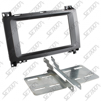 SUPPORT AUTORADIO 2 DIN - MERCEDES VITO (V447) - SPRINTER (W906) DEPUIS 2015 - NOIR