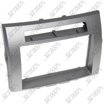 SUPPORT AUTORADIO 2 DIN - TOYOTA - COROLLA VERSO (ZER/ZZE/R1) 2004-2009 - ARGENT