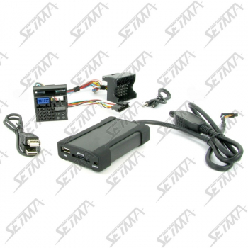 INTERFACE USB / SD / AUX - BMW - SERIE 3 (E46) / 5 (E39) / 7 (E38) - MINI R50 /51 / 52 / 53 - CONNECTEUR FAKRA 40 VOIES
