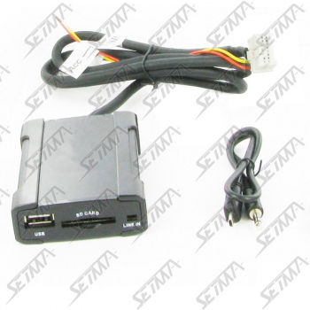INTERFACE USB - NISSAN - ALMERA / PRIMERA / TIILDA - 2000-2007 - CONNECTEUR 12 VOIES