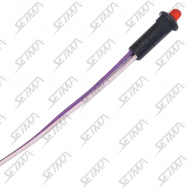 LED ROUGE CLIGNOTANTE - 12 VOLTS