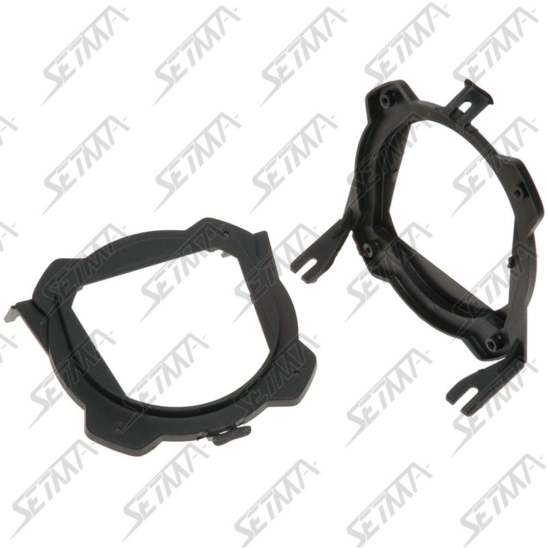 AERZETIX Lot De 2 Adaptateurs Haut-Parleurs Voiture 130mm - Porte Avant Opel Astra Corsa Meriva Zafira