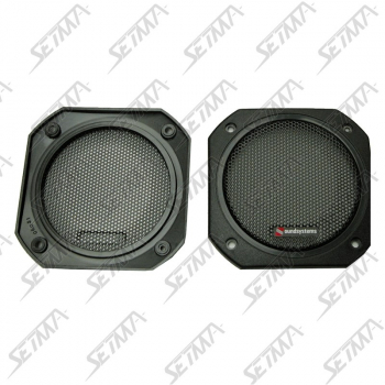 GRILLE HAUT-PARLEUR METALLIQUE CARREE UNIVERSELLE 100 MM