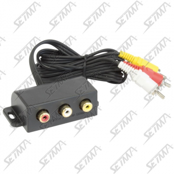 BOITIER DE RACCORDEMENT RCA AUDIO ET VIDEO