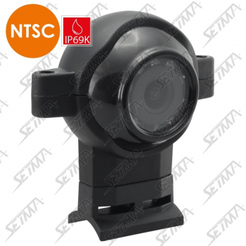 CAMERA DE RECUL INFRAROUGE IP69K - FIXATION SUR TUBE