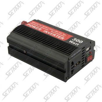 SURVOLTEUR 12VDC-220VAC - 50HZ - 300W - QUASI SINUS