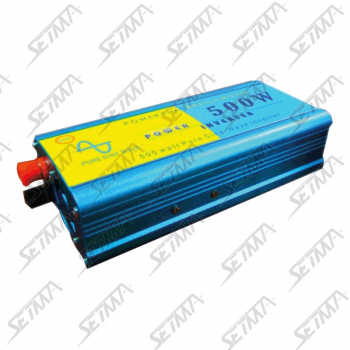 SURVOLTEUR 12VDC-220VAC - 50HZ - 500W - PURE SINUS