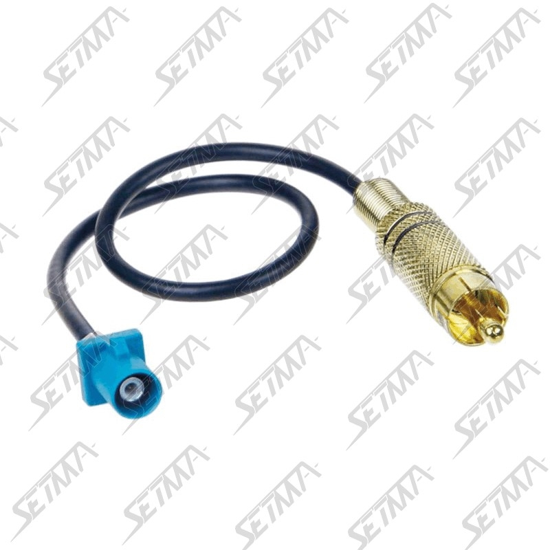 Adaptateur Fakra Vers RCA Femelle - Câble Caméra De Recul Universel 80 Cm Pour Mercedes, BMW, Ford, Range Rover