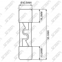 FUSIBLE EN VERRE - 10 X 38 MM - 60 A