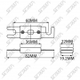 FUSIBLE 81 X 20 MM - 100 A