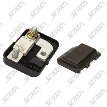 BOITE A FUSIBLE ALIMENTATION 1 VOIE AVEC CAPOT DE PROTECTION