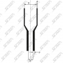 GAINE THERMORETRACTABLE - 2.5 MM X 1 M - NOIR