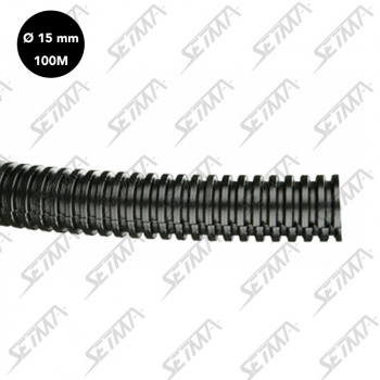 GAINE ANNELEE FENDUE - DIAMETRE INTERNE 15 MM / DIAMETRE EXTERNE 19.5 MM - 100 M