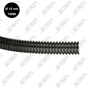 GAINE ANNELEE FENDUE -  DIAMETRE INTERNE 12 MM / DIAMETRE EXTERNE 16.5 MM - 100 M