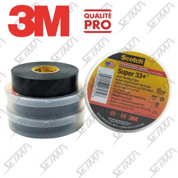 RUBAN ADHESIF ISOLANT PVC - 3M - 19 MM X 15.8 M