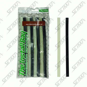 BATONS DE COLLE POUR PISTOLET THERMIQUE - 4 NATURELS + 4 NOIRS