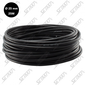 CABLE UNIPOLAIRE - NOIR - DIAMETRE 25 MM2 X 25 M