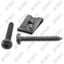 8 PRESTOLES + 8 VIS - DIAM TETE : 6.5MM - 3.9MM X 24MM