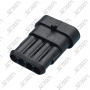 CONNECTEUR ETANCHE 4 VOIES POUR TERMINAL MALE - 45,5 X 31.9 MM