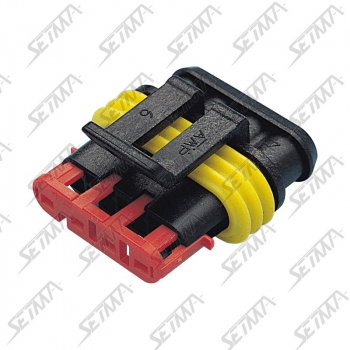 CONNECTEUR ETANCHE 4 VOIES POUR TERMINAL FEMELLE - 26 MM
