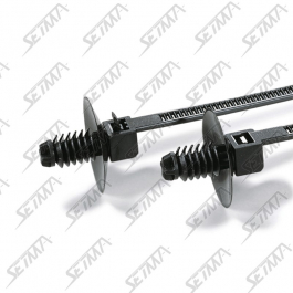 LANIERES A FIXATION TYPE SAPIN - 110 X 25 MM - DIAM PERC : 5 MM - JUPE : 13 MM
