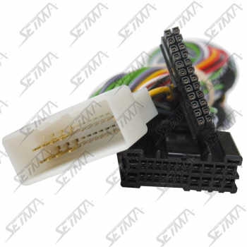 FAISCEAU MUTE POUR PARROT MKI - KIA - TOUS MODELES DEPUIS 2004 - CONNECTEUR 24 VOIES - VEHICULE NON AMPLIFIE