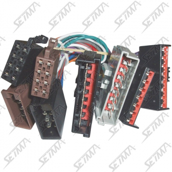 FAISCEAU MUTE - FORD TOUS MODELES 1998-2005 / JAQUAR S-TYPE 1999-2001 - CONNECTEUR 8 VOIES - VEHICULES SANS AMPLI