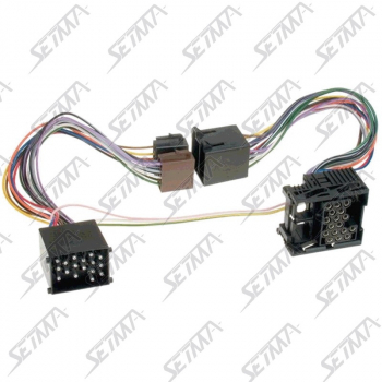 FAISCEAU MUTE - BMW / MINI / ROVER - TOUS MODELES JUSQU'A 2002 - CONNECTEUR 17 VOIES - VEHICULE NON AMPLIFIE