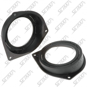 SUPPORT HAUT-PARLEUR 100 &agrave; 130 MM - FIAT GRANDE PUNTO DEPUIS 2006 / FORD KA DEPUIS 2008 / OPAL ASTRA-CORSA DEPUIS 2006 - ARRIERE