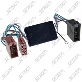 INTERFACE D'ORIGINE VAG - JUSQU'A 1999 - CONNECTEUR ISO 10 VOIES - VEHICULE AMPLIFIE