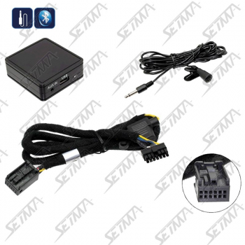 INTERFACE BLUETOOTH A2DP - MAINS LIBRES - PEUGEOT/CITROEN - DEPUIS 2004 - RD4