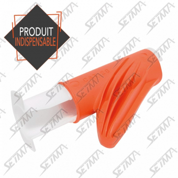 OUTIL D'INSERTION DE CABLE METALLIQUE POUR GAINE ANNELEE FENDUE