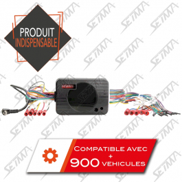 COMMANDE AU VOLANT UNIVERSELLE - CAN-BUS / ANALOGUE / GM CLASS II / IBUS / MATRIX