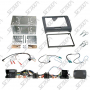AUDI TT (8J/Mk2) 2006-2014 - KIT SUPPORT AUTORADIO 2DIN + COMMANDE AU VOLANT (ISO/FAKRA) VEHICULE AVEC AMPLI