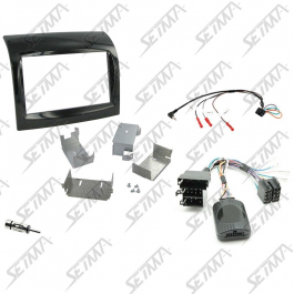 FIAT DUCATO (X250) 2012-2014 - KIT SUPPORT AUTORADIO 2 DIN + COMMANDE AU VOLANT