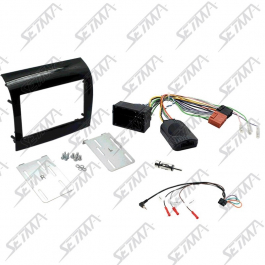 FIAT DUCATO (X290) DEPUIS 2014 - KIT SUPPORT AUTORADIO 2 DIN + COMMANDE AU VOLANT