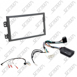 NISSAN 350Z - 2003-2005 - KIT SUPPORT AUTORADIO 2DIN + COMMANDE AU VOLANT