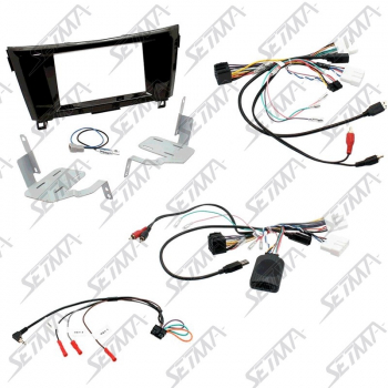 NISSAN QASHQAI DEPUIS 2014 - KIT SUPPORT AUTORADIO 2DIN + COMMANDE AU VOLANT