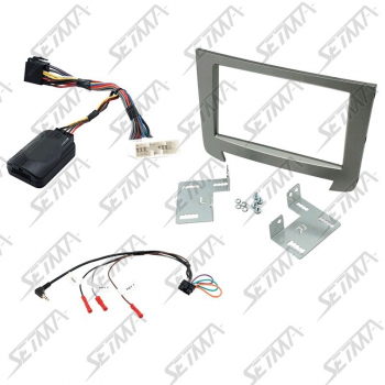 SSANGYONG REXTON DEPUIS 2013 - KIT SUPPORT AUTORADIO 2 DIN + COMMANDE AU VOLANT