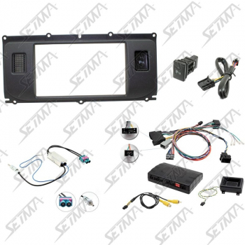 KIT SUPPORT AUTORADIO 2 DIN ET COMMANDE AU VOLANT - LAND ROVER EVOQUE DE 2011 A 2013