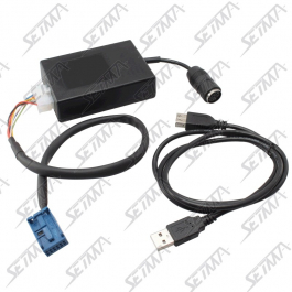 INTERFACE USB - CITROEN / PEUGEOT - TOUS MODELES DEPUIS 2005 - RD4 - AVEC AFFICHAGE DE TEXTE