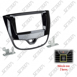 SUPPORT AUTORADIO 2 DIN - OPEL KARL / VIVA DEPUIS 2017 - NOIR BRILLANT