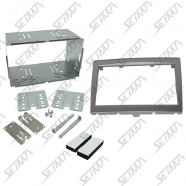 SUPPORT AUTORADIO 2 DIN - PORSCHE - 911 (997)/ BOXSTER (987)/CAYMAN (987) - 2004-2008 - ANTHRACITE